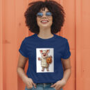 A Cartoon Of A Pig Wearing A Pumpkin And A Pumpkin T-Shirt