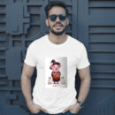 A Cartoon Of A Pig With A Pumpkin On It And A Pumpkin With Sprinkles On It T-Shirt