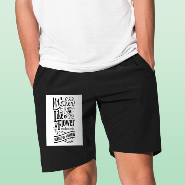 A Mother Is Like A Flower Each One Is Beautiful And Unique Shorts - Image 2