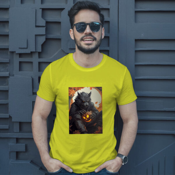 Anime Style Illustration With Scary Halloween Scene T-Shirt - Image 12