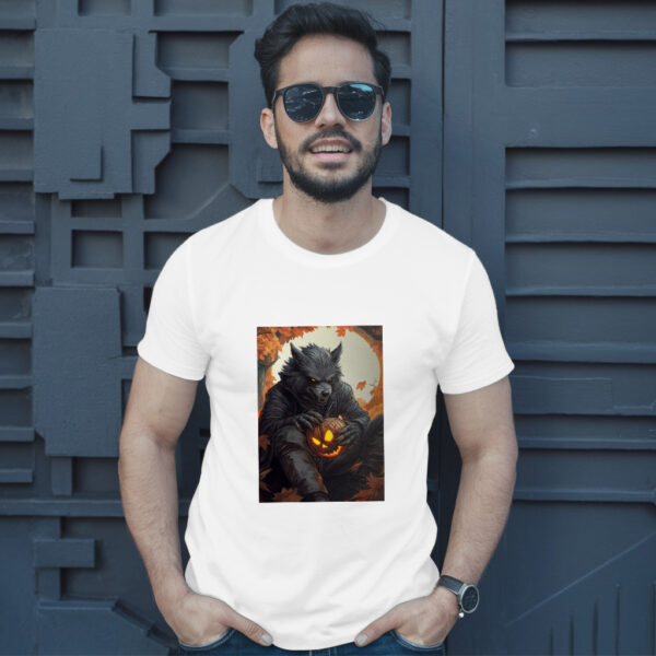 Anime Style Illustration With Scary Halloween Scene T-Shirt - Image 10