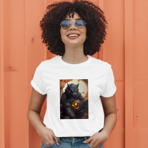 Anime Style Illustration With Scary Halloween Scene T-Shirt - Image 11