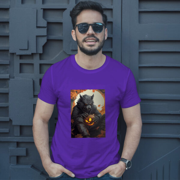 Anime Style Illustration With Scary Halloween Scene T-Shirt - Image 6