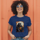 Anime Style Illustration With Scary Halloween Scene T-Shirt