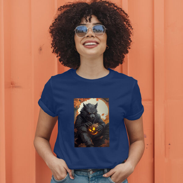 Anime Style Illustration With Scary Halloween Scene T-Shirt - Image 5