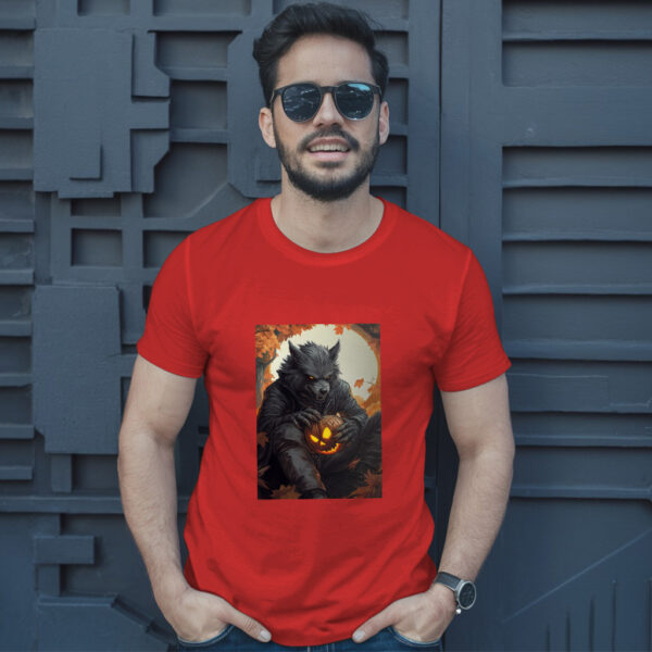 Anime Style Illustration With Scary Halloween Scene T-Shirt - Image 8