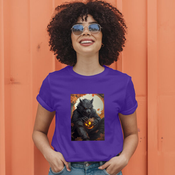 Anime Style Illustration With Scary Halloween Scene T-Shirt - Image 7