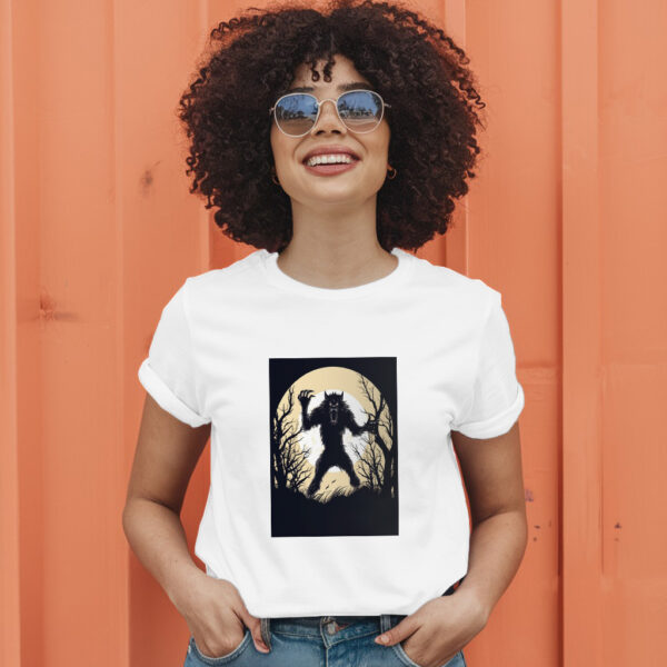 Arafed Image Of A Werewolf In The Woods T-Shirt - Image 11