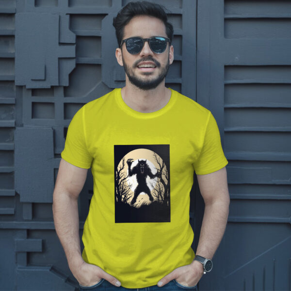 Arafed Image Of A Werewolf In The Woods T-Shirt - Image 12
