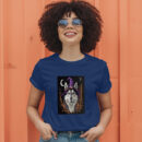 Arafed Wolf Wearing A Witch Hat And A Purple Hat T-Shirt