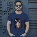 Arafed Wolf Wearing A Witch Hat And A Purple Hat T-Shirt