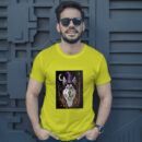 Arafed Wolf Wearing A Witch Hat And A Purple Hat T-Shirt