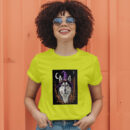 Arafed Wolf Wearing A Witch Hat And A Purple Hat T-Shirt