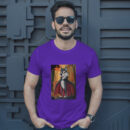 Charming Vector Art Of A Wolf Dressed As A Vampire T-Shirt
