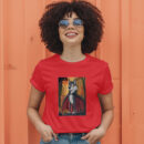Charming Vector Art Of A Wolf Dressed As A Vampire T-Shirt