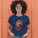 Charming Vector Art Of A Wolf Dressed As A Vampire T-Shirt