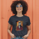 Charming Vector Art Of A Wolf Dressed As A Vampire T-Shirt