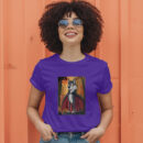 Charming Vector Art Of A Wolf Dressed As A Vampire T-Shirt