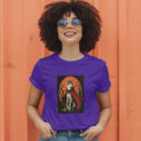 Charming Vector Illustration Of A Wolf In Vampire Attire T-Shirt