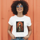 Charming Vector Illustration Of A Wolf In Vampire Attire T-Shirt