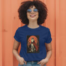 Charming Vector Illustration Of A Wolf In Vampire Attire T-Shirt