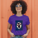 Creative Halloween Bat Design T-Shirt