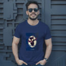 Creative Halloween Bat Design T-Shirt
