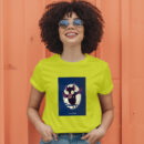 Creative Halloween Bat Design T-Shirt