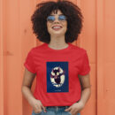 Creative Halloween Bat Design T-Shirt