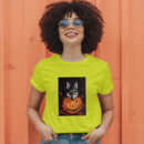 Curious Wolf Peeking Through The Forest T-Shirt