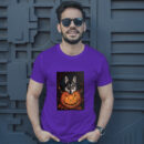 Curious Wolf Peeking Through The Forest T-Shirt