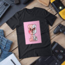 Cute Pig Robot Cyborg Cartoon Vector Icon Illustration Animal Icon T-Shirt