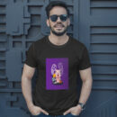 Cute Pig Scared By Ghost In Halloween Day  Halloween Cartoon Illustration T-Shirt