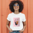 Cute Pig Vampire Holding Halloween Pumpkin  Halloween Cartoon Illustration T-Shirt