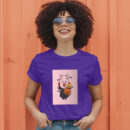 Cute Pig Vampire Holding Halloween Pumpkin  Halloween Cartoon Illustration T-Shirt