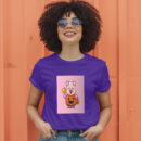 Cute Pig With Halloween Pumpkin Costume  Halloween Cartoon Illustration T-Shirt