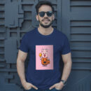Cute Pig With Halloween Pumpkin Costume  Halloween Cartoon Illustration T-Shirt