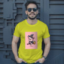 Cute Witch Pig Flying With Magic Broom Cartoon Vector Icon Illustration T-Shirt