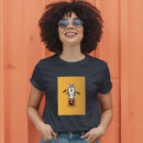 Cute Wolf In Halloween Cartoon Illustration 2 T-Shirt