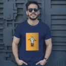 Cute Wolf In Halloween Cartoon Illustration 2 T-Shirt