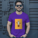 Cute Wolf In Halloween Cartoon Illustration 2 T-Shirt