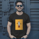 Cute Wolf In Halloween Cartoon Illustration 2 T-Shirt
