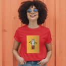 Cute Wolf In Halloween Cartoon Illustration 2 T-Shirt