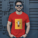 Cute Wolf In Halloween Cartoon Illustration 2 T-Shirt