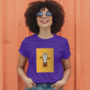 Cute Wolf In Halloween Cartoon Illustration 2 T-Shirt