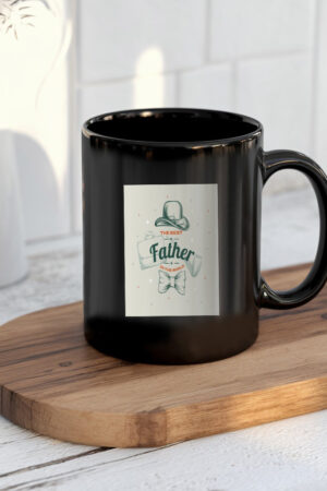 Engraving Hand Drawn Father's Day Mug