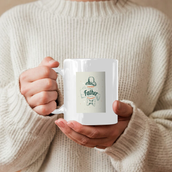 Engraving Hand Drawn Father's Day Mug - Image 5