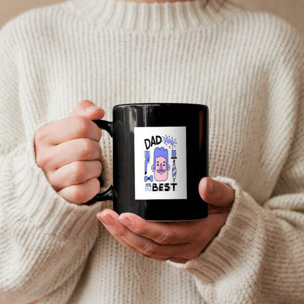 Father's Day With Man And Tie Mug - Image 3