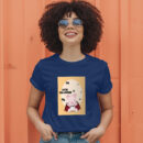 Flat  Animal Dracula Pig Illustration For Kids Cute Pig Character T-Shirt