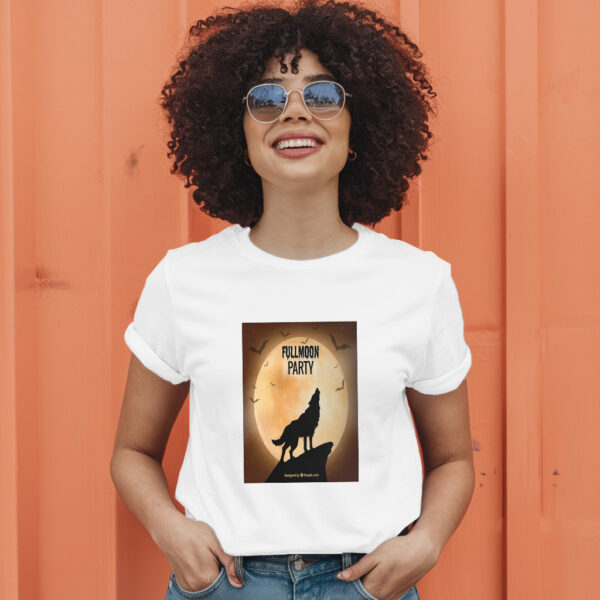 Fullmoon Party Design T-Shirt - Image 11